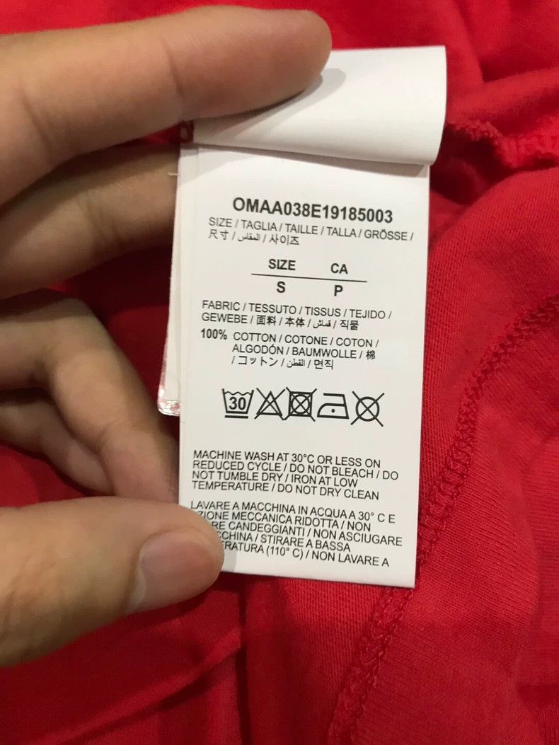 Alyx Off White Short Sleeve Red Shirt-yf Size US S / EU 44-46 / 1 - 5 Thumbnail