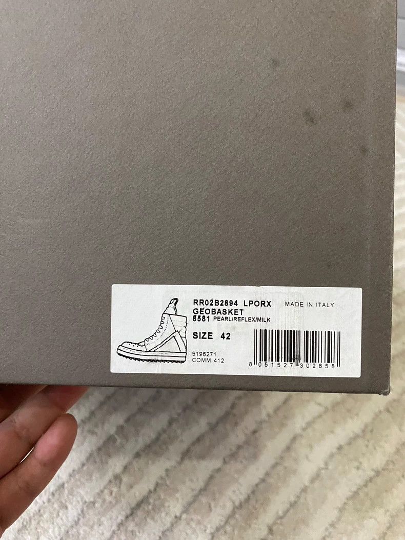 Rick Owens Rick Owens Gray High-Top Sneakers Size 42-yf Size US 9 / EU 42 - 7 Thumbnail