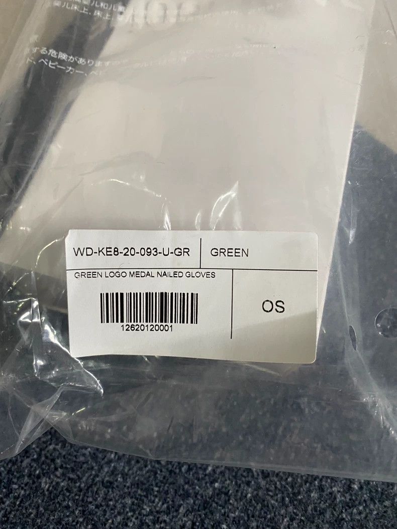 Maison MIHARA YASUHIRO we11done Green Gloves for Stylish Wear-yf Size ONE SIZE - 5 Thumbnail