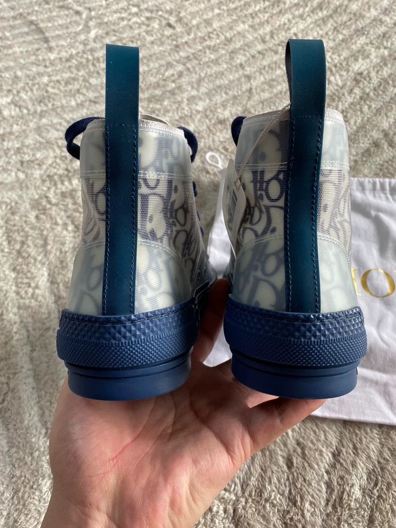 Dior Dior Oblique B23 Canvas High Top Sneakers-yf Size US 7.5 / EU 40-41 - 3 Thumbnail