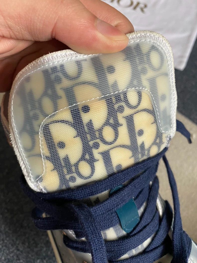 Dior Dior Oblique B23 Canvas High Top Sneakers-yf Size US 7.5 / EU 40-41 - 8 Thumbnail
