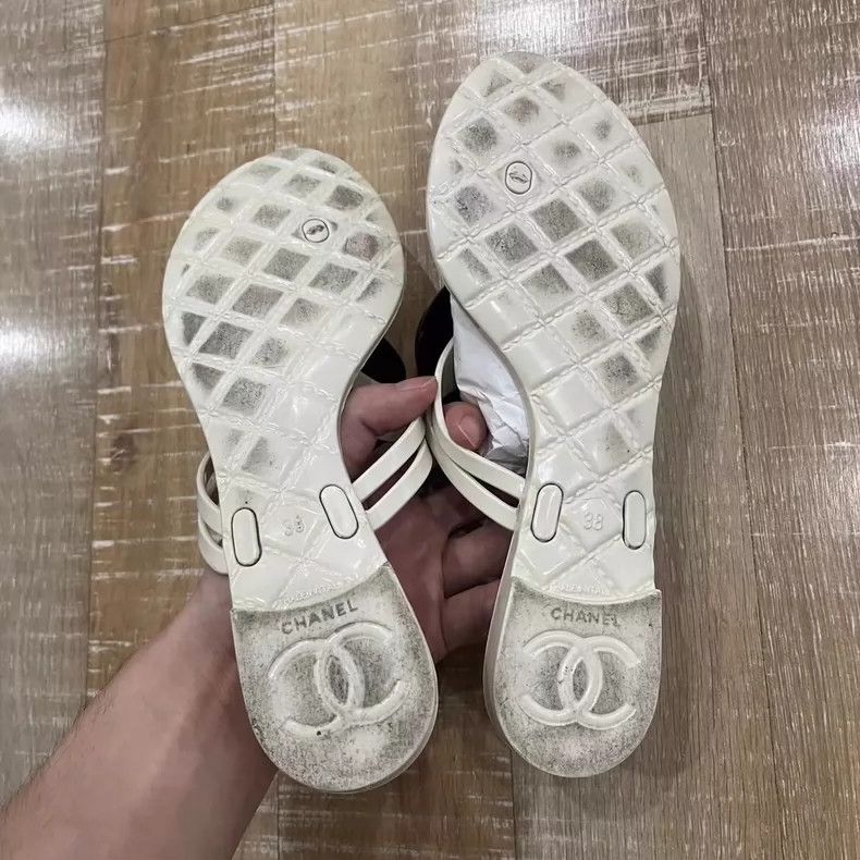Chanel Chanel Camellia Slide Sandals with Accessories-yf Size US 7.5 / EU 40-41 - 5 Thumbnail