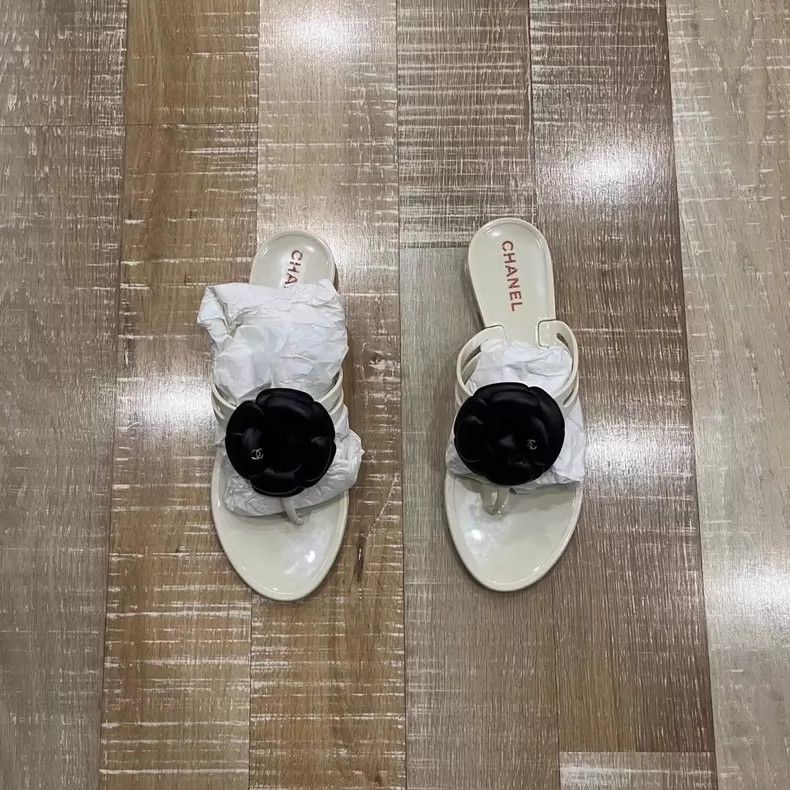 Chanel Chanel Camellia Slide Sandals with Accessories-yf Size US 7.5 / EU 40-41 - 2 Thumbnail