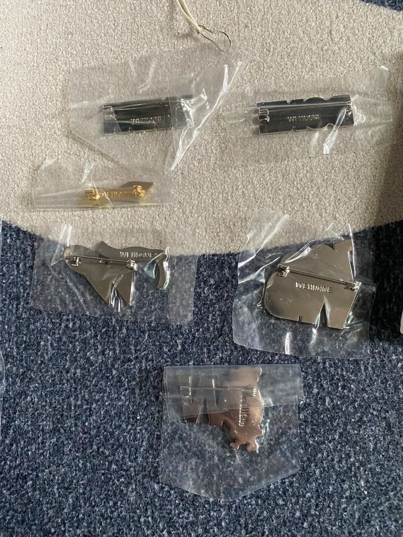 Maison MIHARA YASUHIRO We11done Set of Six Pins-yf Size ONE SIZE - 5 Thumbnail