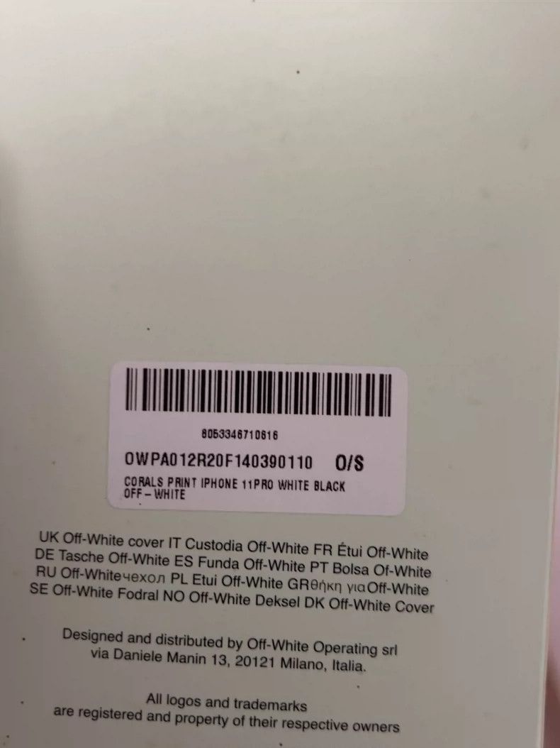 Off-White Off White Phone Case with Packaging-yf Size ONE SIZE - 2 Thumbnail