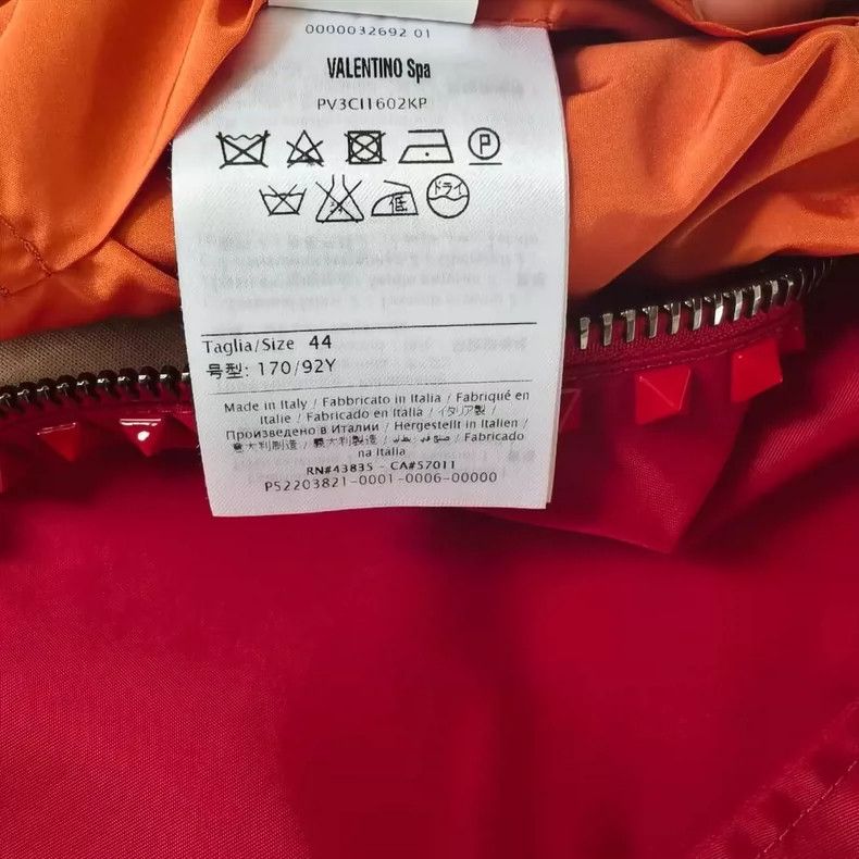Valentino Valentino Red Studded Jacket-yf Size US L / EU 52-54 / 3 - 4 Thumbnail