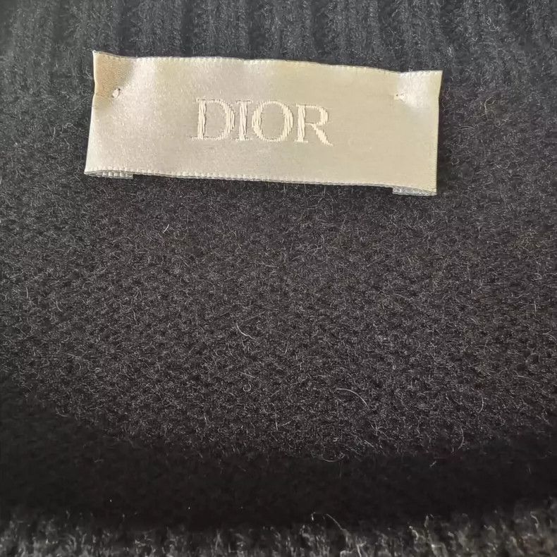 Balenciaga Dior Logo Embroidered Knit Sweater-yf Size US M / EU 48-50 / 2 - 3 Thumbnail