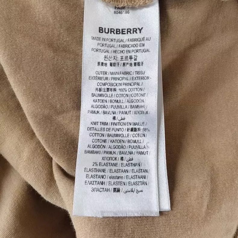 Burberry Burberry Pocket Logo Short Sleeve T-Shirt-yf Size US S / EU 44-46 / 1 - 5 Thumbnail