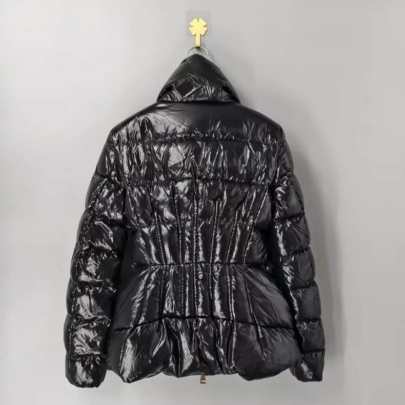 Moncler Moncler Daphne Black Logo Down Jacket-yf Size US XS / EU 42 / 0 - 2 Thumbnail