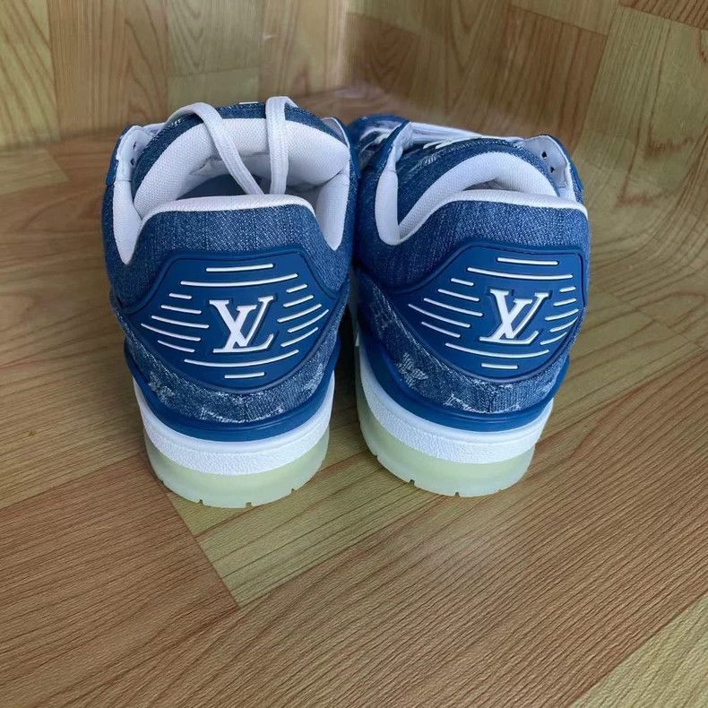 Louis Vuitton LOUIS VUITTON Denim Fashion Sneakers for Men-yf Size US 9.5 / EU 42-43 - 3 Thumbnail