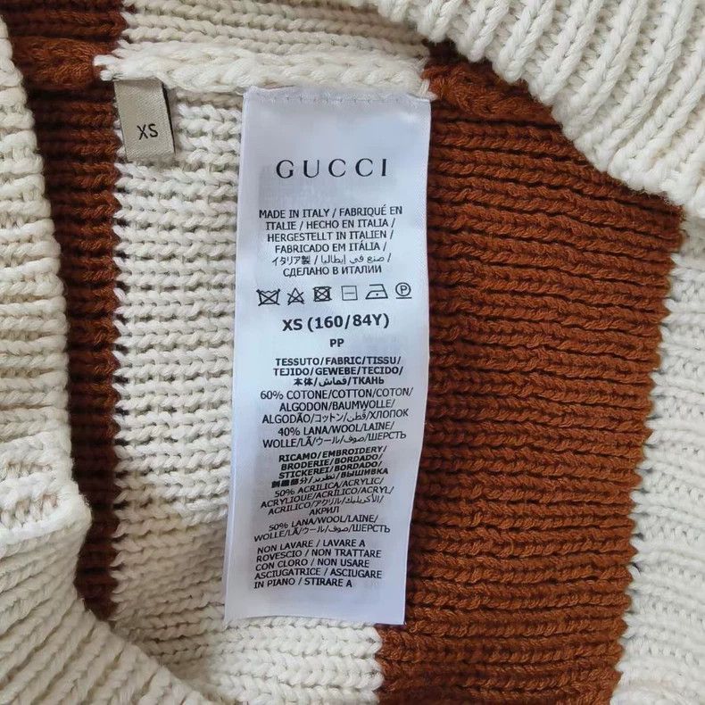 Gucci Gucci Striped V-Neck Sleeveless Sweater Vest-yf Size US XS / EU 42 / 0 - 4 Thumbnail