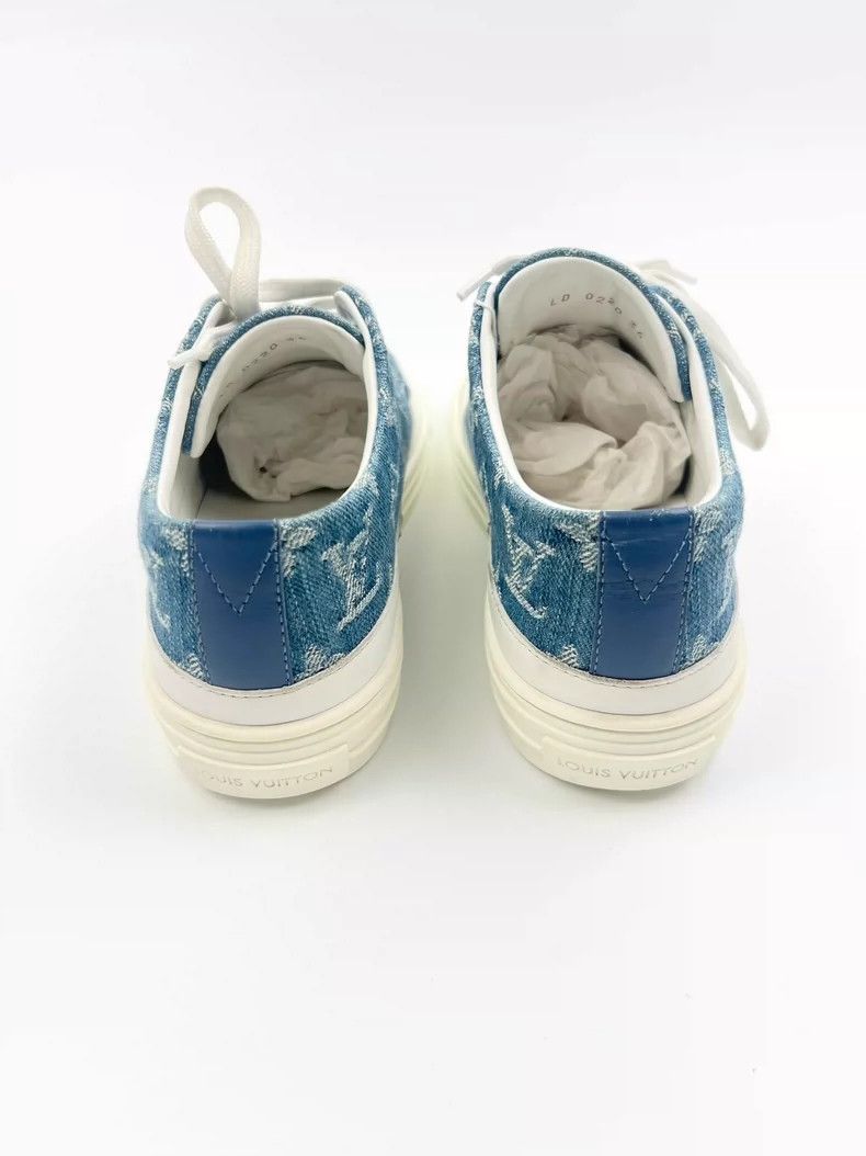 Louis Vuitton Louis Vuitton Denim Sneakers Size 36-yf Size US 5 / EU 37 - 4 Thumbnail