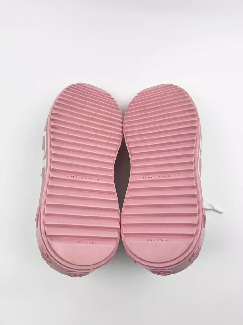 Louis Vuitton Louis Vuitton Pink Timeout Sneakers Size 37-yf Size US 5 / EU 37 - 5 Thumbnail