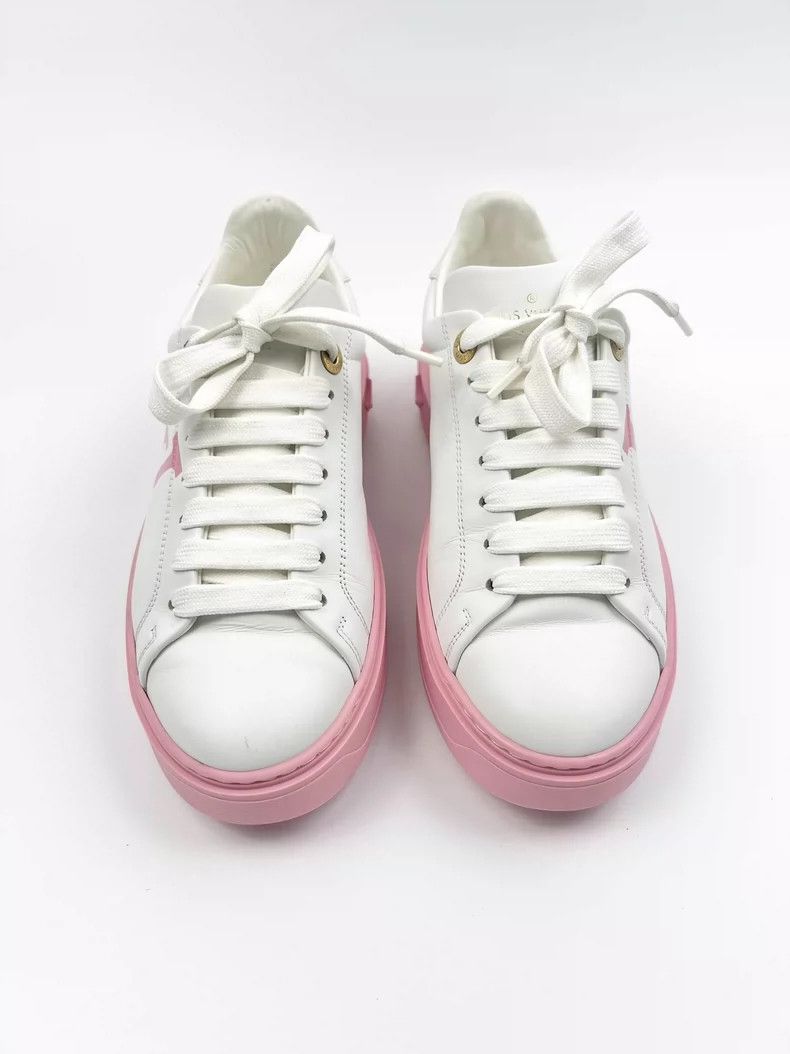Louis Vuitton Louis Vuitton Pink Timeout Sneakers Size 37-yf Size US 5 / EU 37 - 3 Thumbnail