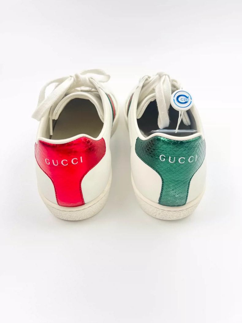 Gucci Classic White Sneakers with Bee Design-yf