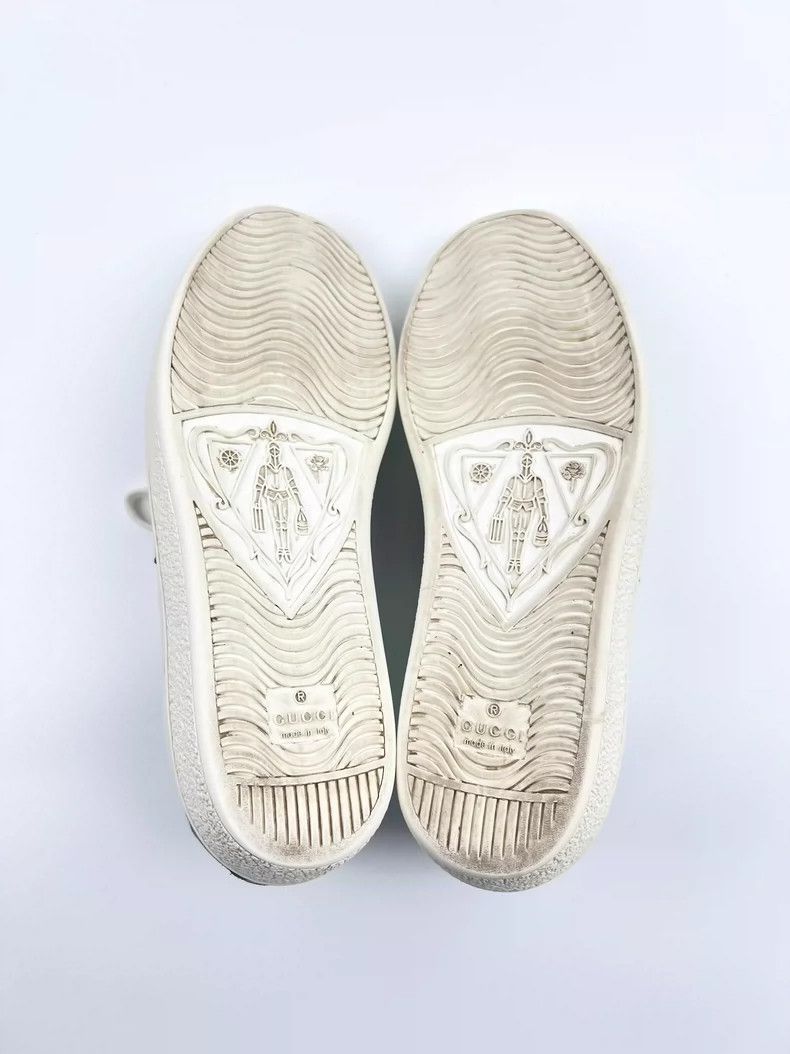 Gucci Classic White Sneakers with Bee Design-yf