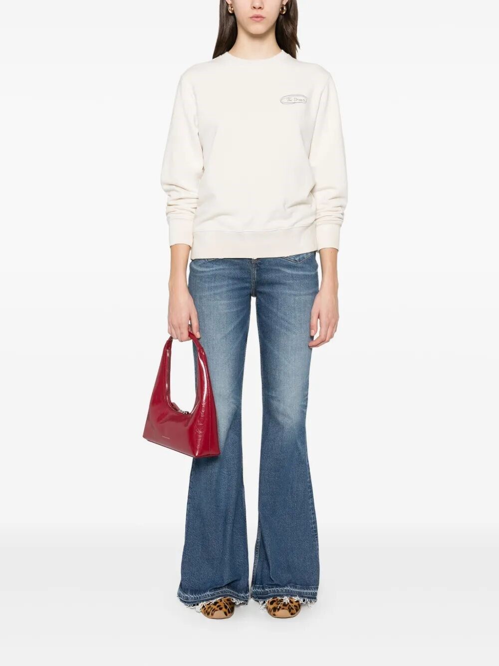 Golden Goose `Journey` Crew-Neck Sweatshirt Lettering Printed On Back Size L / US 10 / IT 46 - 2 Thumbnail