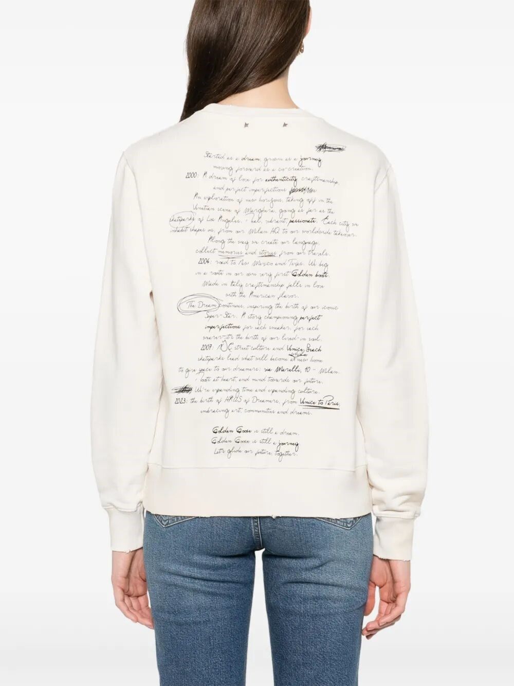 Golden Goose `Journey` Crew-Neck Sweatshirt Lettering Printed On Back Size M / US 6-8 / IT 42-44 - 4 Thumbnail