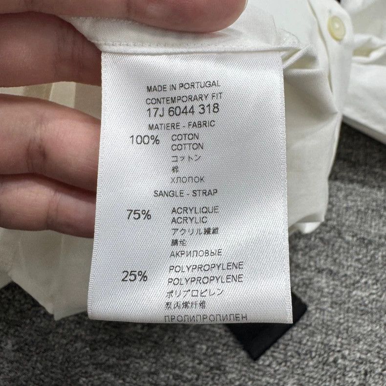 Givenchy Givenchy White Shirt with Black Straps-yf Size US L / EU 52-54 / 3 - 5 Thumbnail
