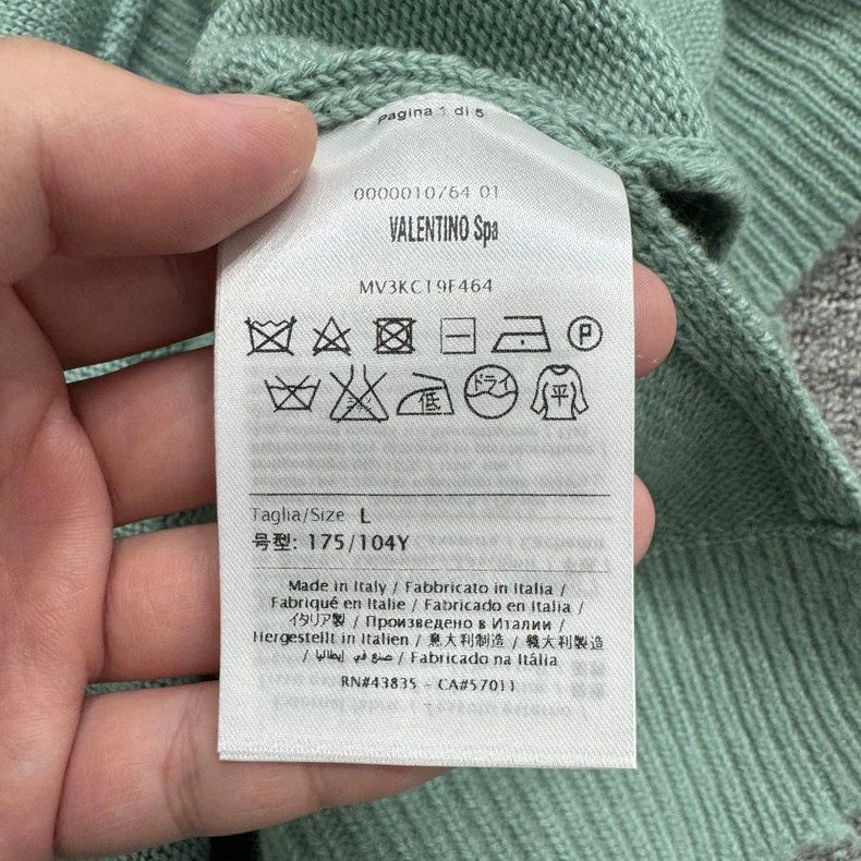 Valentino Mint Green Sweater with Tags-yf