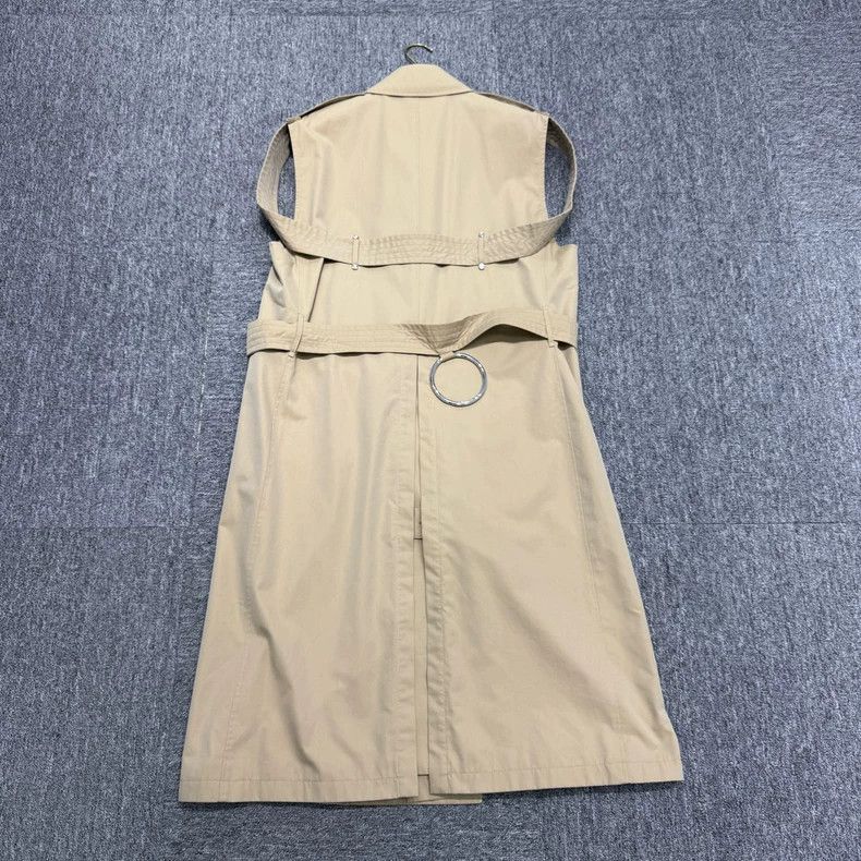Burberry Burberry Sleeveless Double-Breasted Trench Coat-yf Size US XXL / EU 58 / 5 - 2 Thumbnail