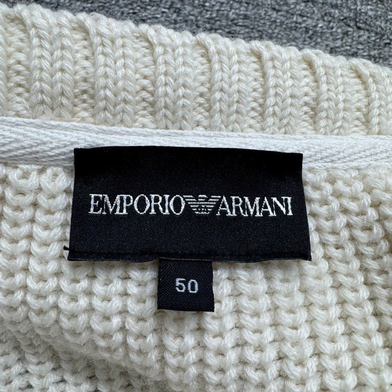 Emporio Armani EMPORIO ARMANI Knit Cardigan in Size 50-yf Size US L / EU 52-54 / 3 - 4 Thumbnail