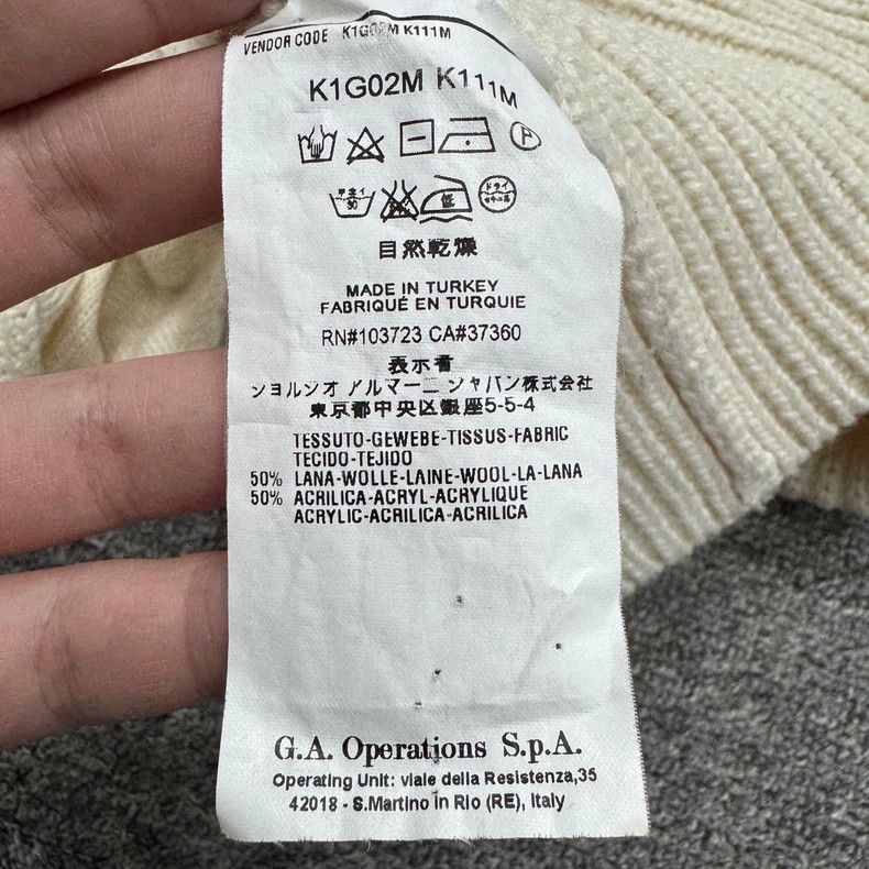 Emporio Armani EMPORIO ARMANI Knit Cardigan in Size 50-yf Size US L / EU 52-54 / 3 - 5 Thumbnail