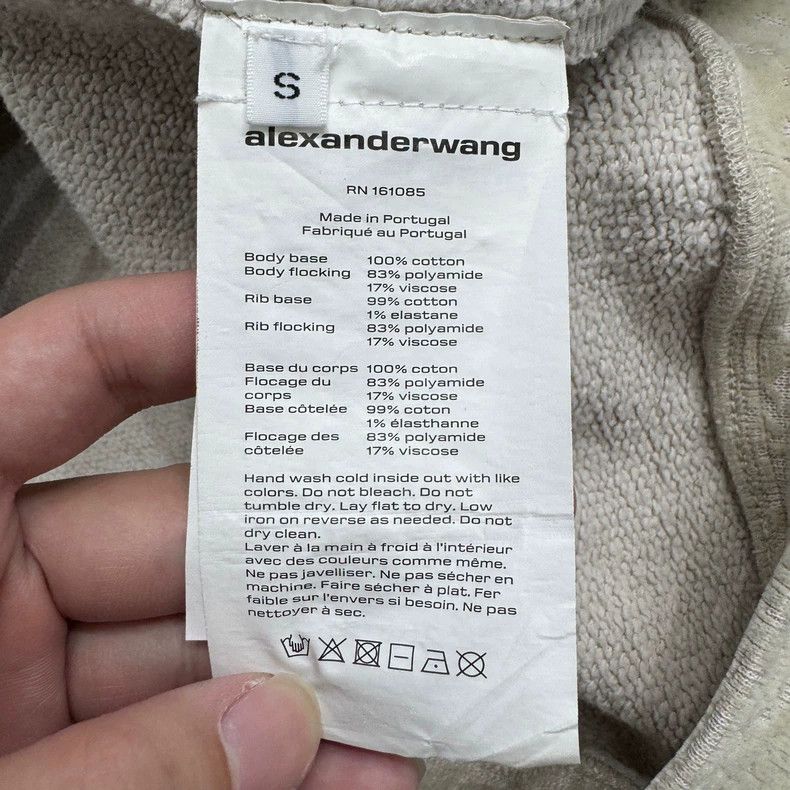 Alexander Wang Alexander Wang Hooded Sweatshirt Size S-yf Size US S / EU 44-46 / 1 - 4 Thumbnail
