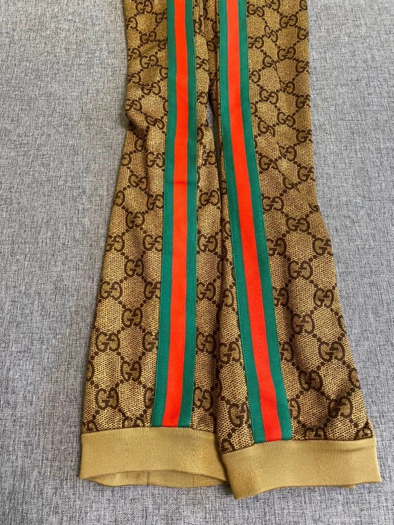 Gucci GUCCI GG Pattern Long Knit Jogger Pants-yf Size US 26 / EU 42 - 5 Thumbnail