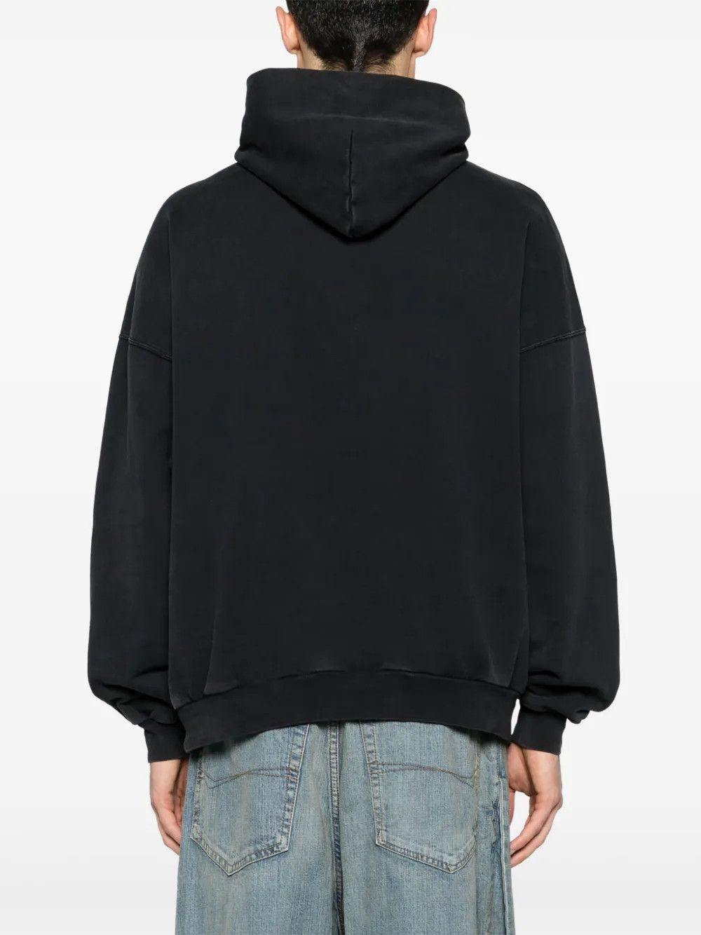 Balenciaga Outline logo-embroidered cotton hoodie Size US XS / EU 42 / 0 - 3 Thumbnail