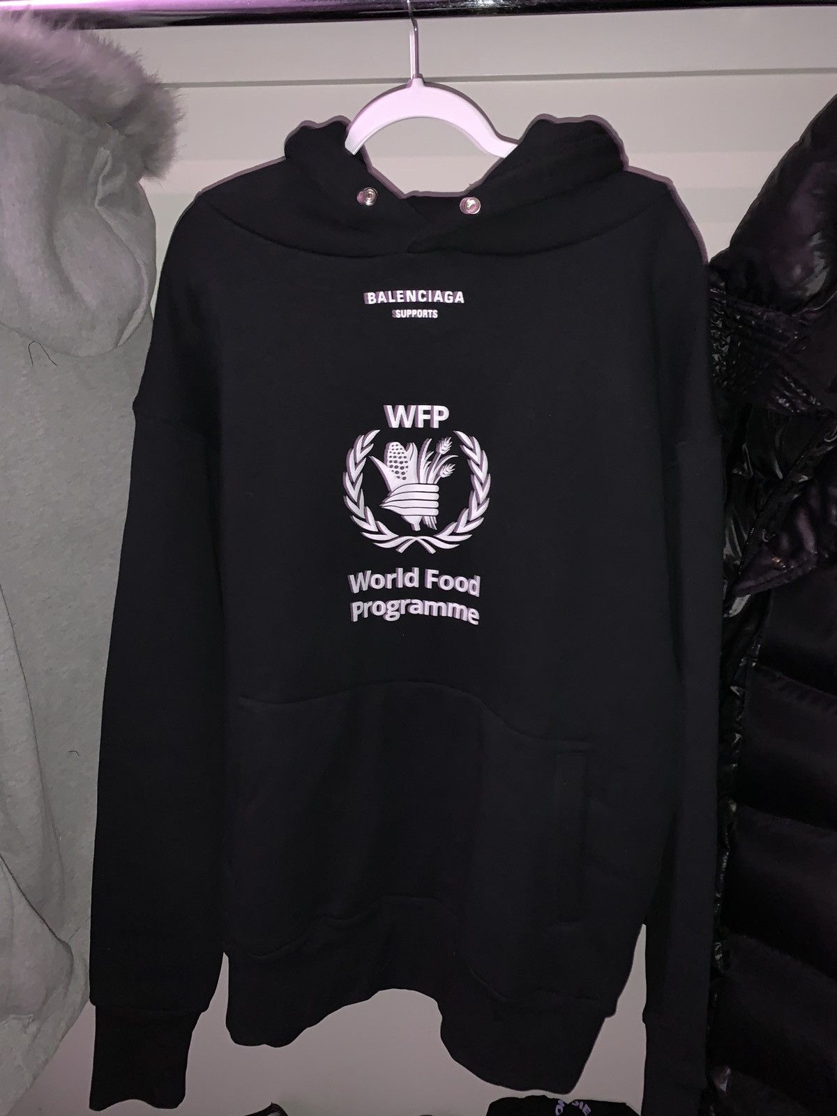 Balenciaga Balenciaga World Food Programme Hoodie Grailed