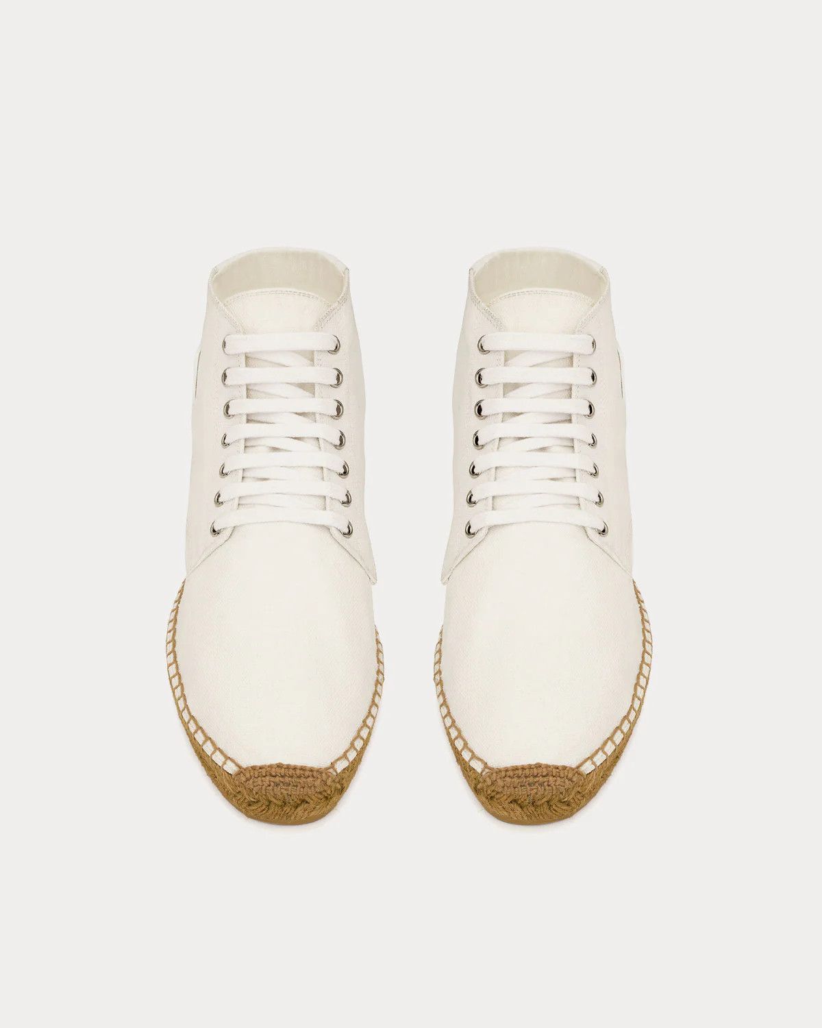 Saint Laurent Paris damon high-top espadrilles in canvas Size US 7 / EU 40 - 2 Thumbnail