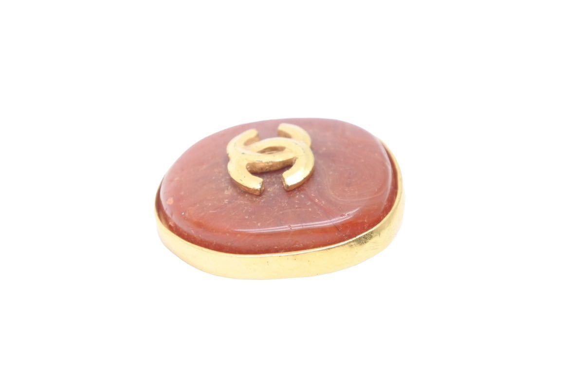 Chanel CHANEL Coco Mark Marble Earrings Size ONE SIZE - 5 Thumbnail