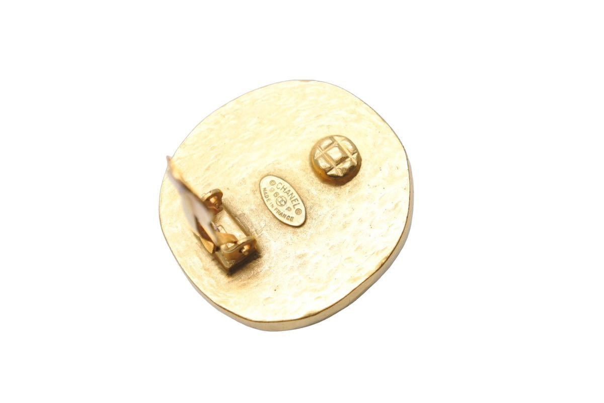 Chanel CHANEL Coco Mark Marble Earrings Size ONE SIZE - 6 Thumbnail