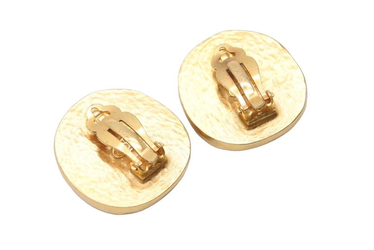 Chanel CHANEL Coco Mark Marble Earrings Size ONE SIZE - 4 Thumbnail