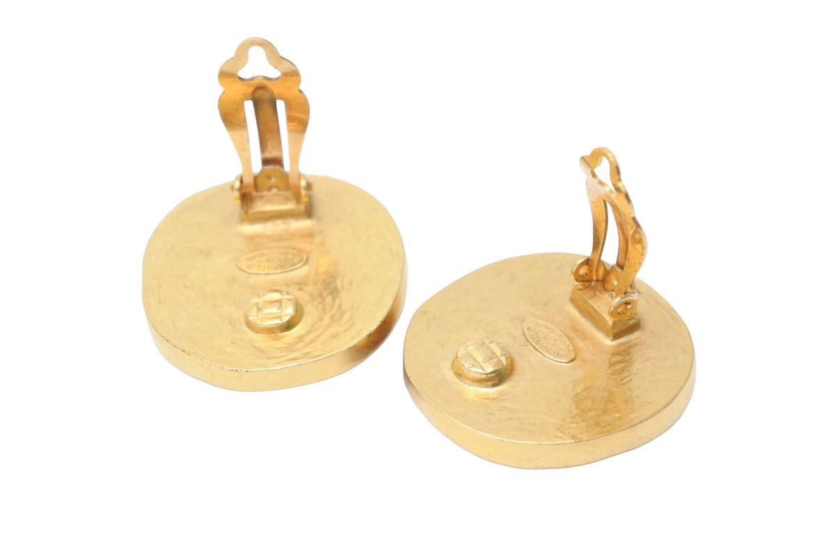 Chanel CHANEL Coco Mark Marble Earrings Size ONE SIZE - 7 Thumbnail