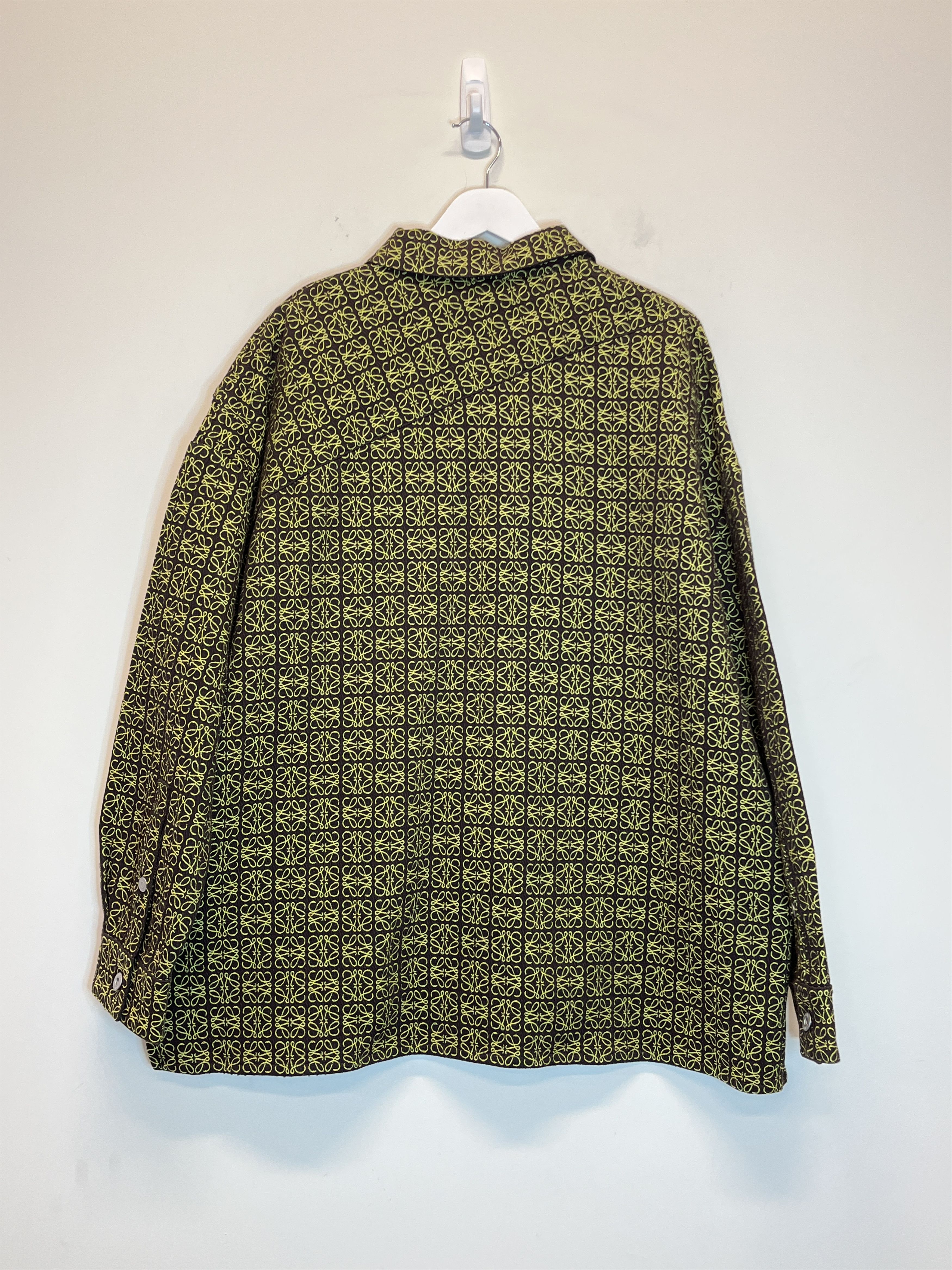 Loewe Loewe Monogram Anagram Jacquard Zip Up Jacket Size US XXL / EU 58 / 5 - 2 Thumbnail