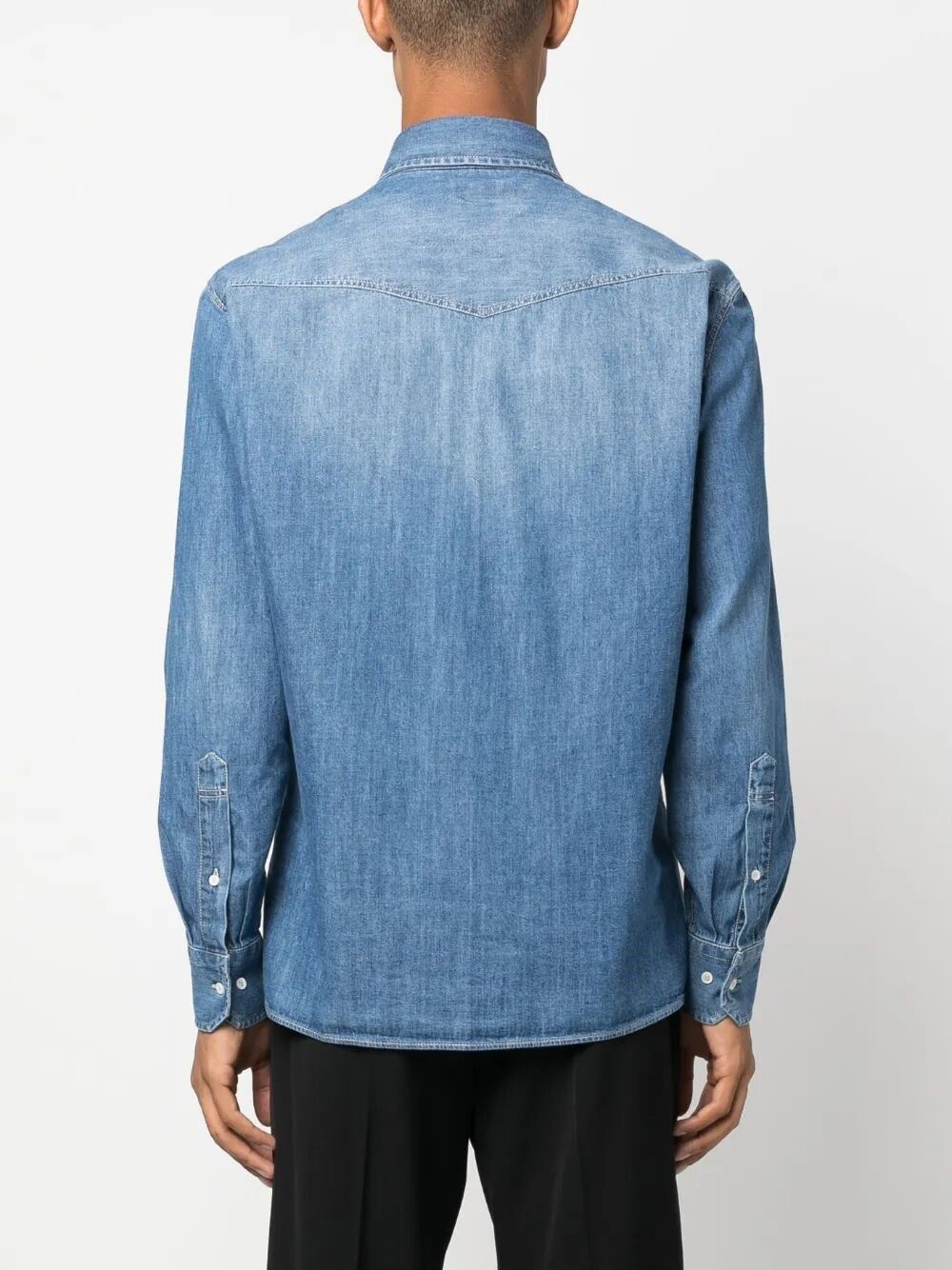 Brunello Cucinelli Denim Shirt Size US S / EU 44-46 / 1 - 3 Thumbnail