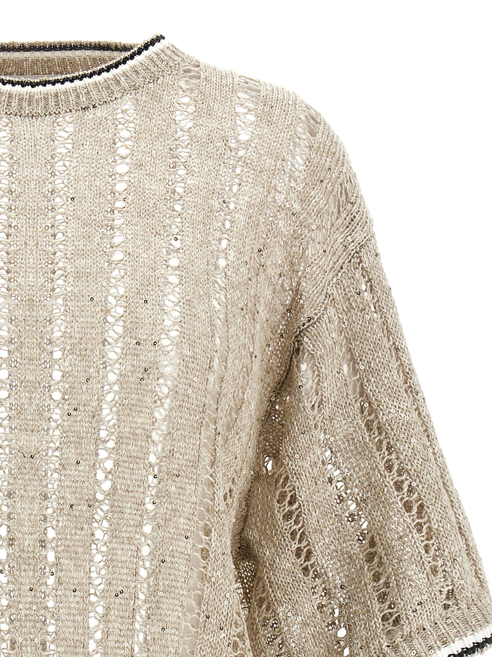 Brunello Cucinelli Dazzling Sweater Size XXL / US 16-18 / IT 52-54 - 3 Thumbnail