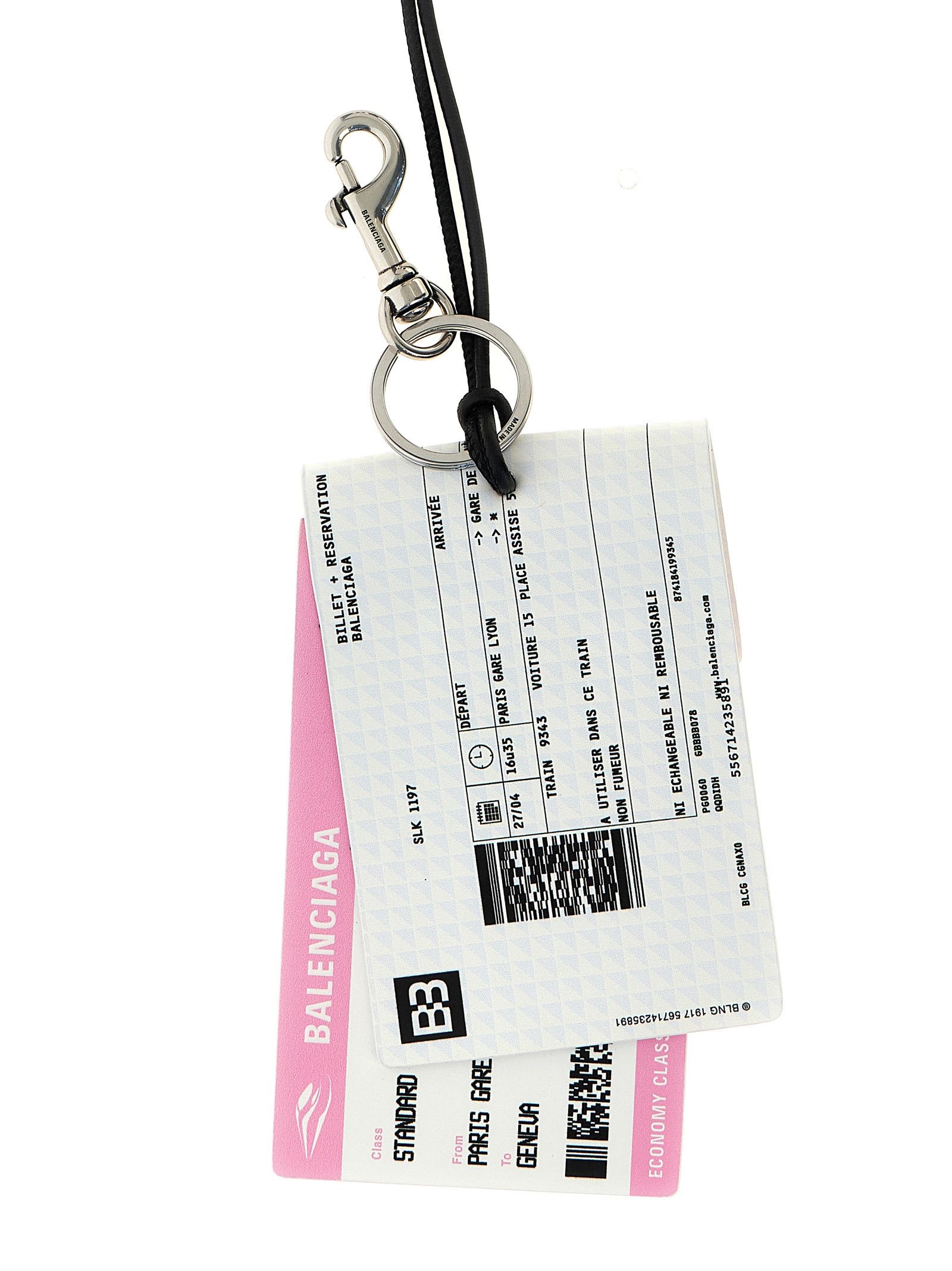 Balenciaga 'Train Ticket' Keyring Size ONE SIZE - 3 Thumbnail