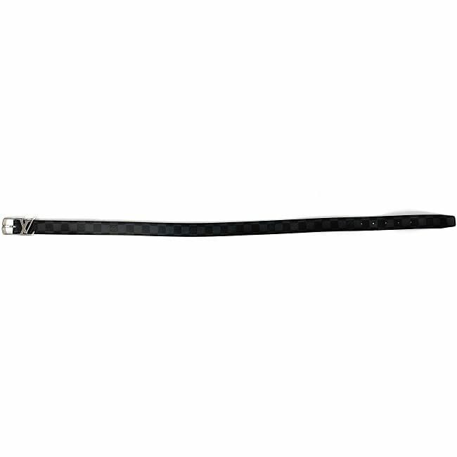 Louis Vuitton LOUIS VUITTON Belt Black Cotton Size ONE SIZE - 3 Thumbnail