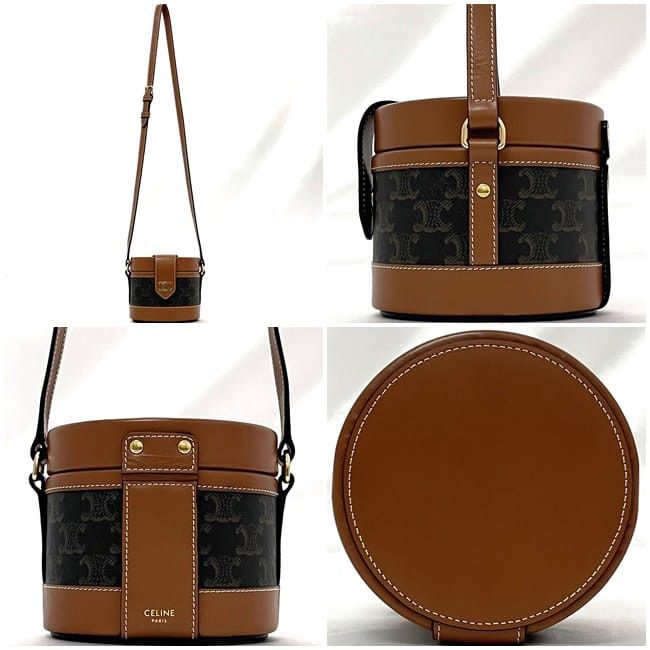 Celine CELINE Shoulder Bag Brown Pvc Size ONE SIZE - 2 Thumbnail