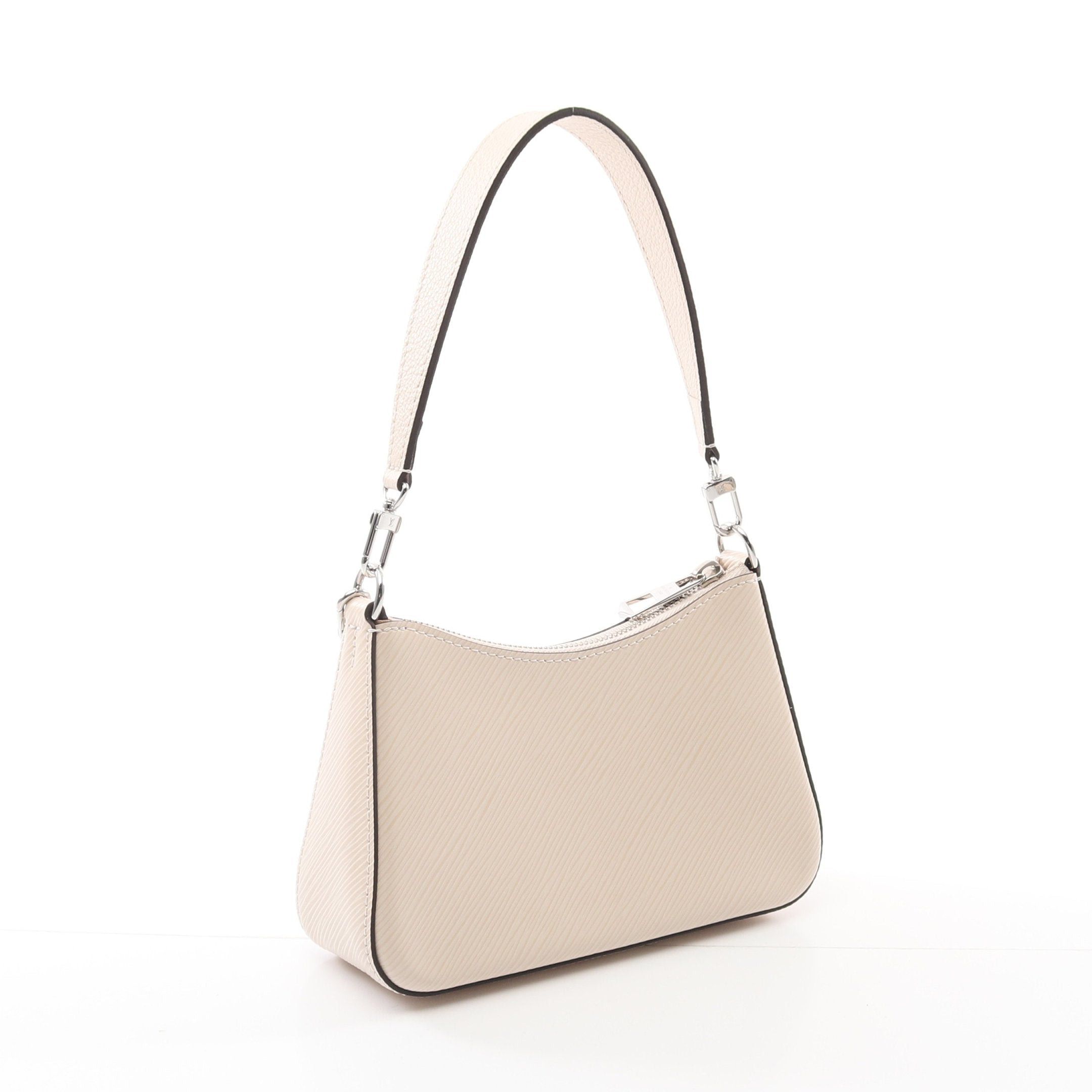 Louis Vuitton Malellini Epi Quartz Handbag Leather Ivory