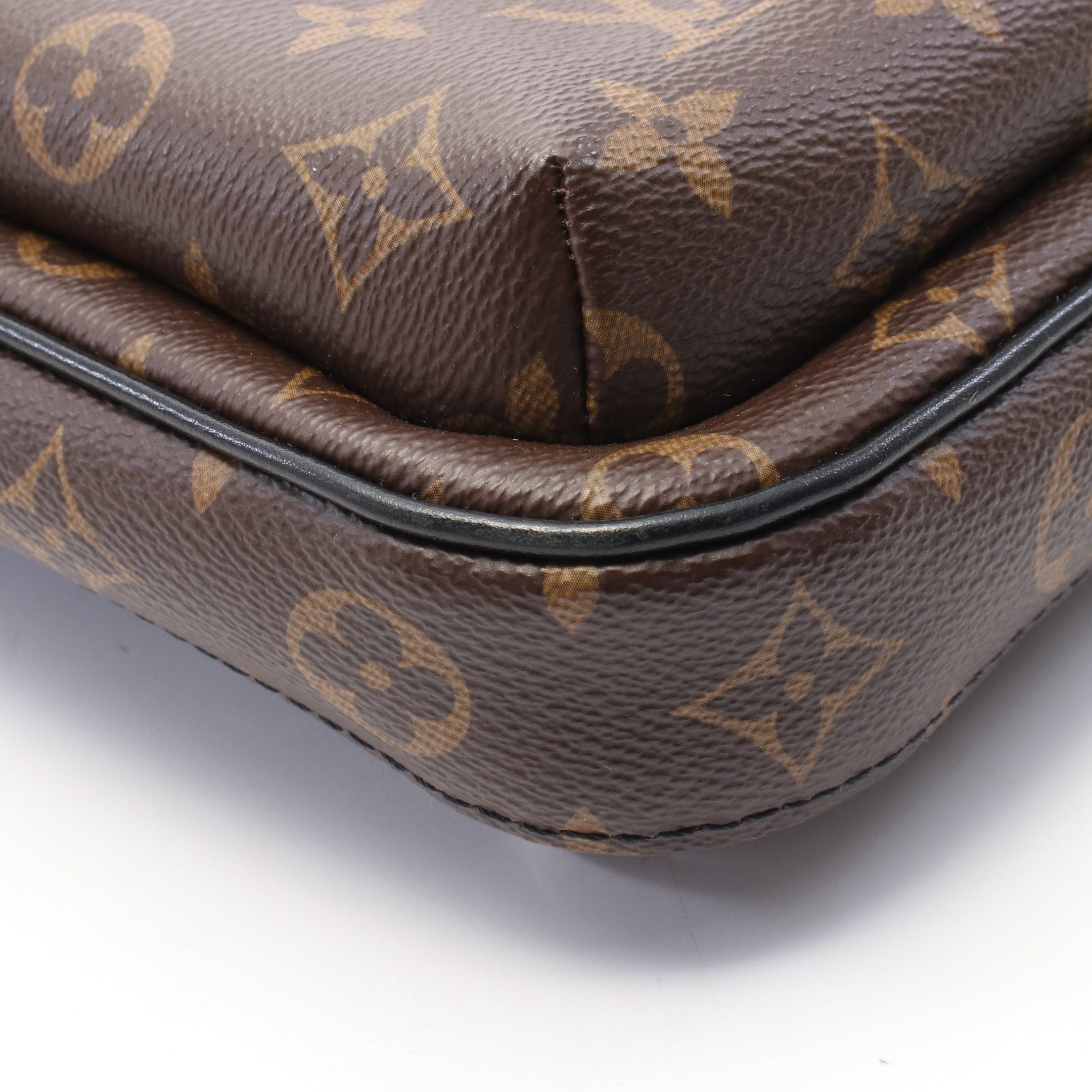 Louis Vuitton Louis Vuitton Avenue Sling Bag Monogram Macassar Body Leather Brown Black Size ONE SIZE - 5 Thumbnail