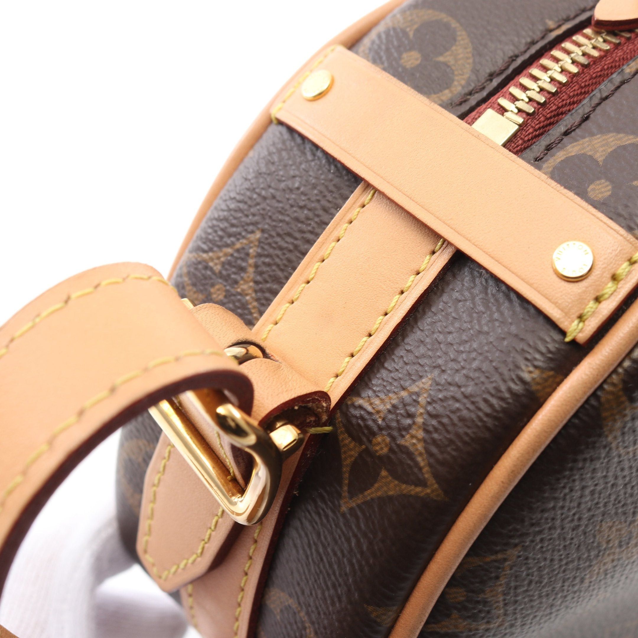 Louis Vuitton Louis Vuitton Boatt Chapeau Souple Pm Monogram Shoulder Bag Leather Brown Size ONE SIZE - 11 Thumbnail