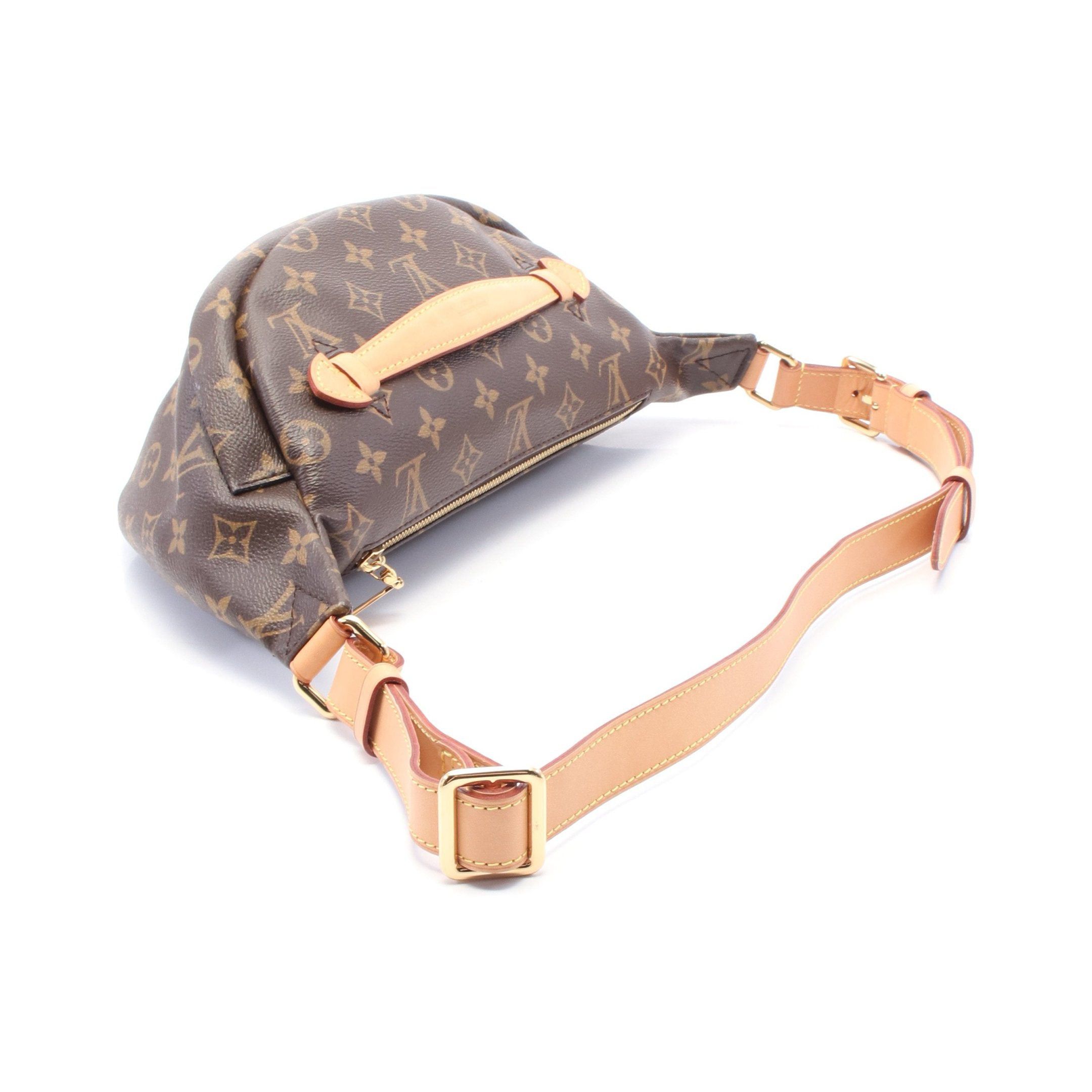 Louis Vuitton Louis Vuitton Bum Bag Monogram Body Waist Leather Brown Size ONE SIZE - 2 Thumbnail