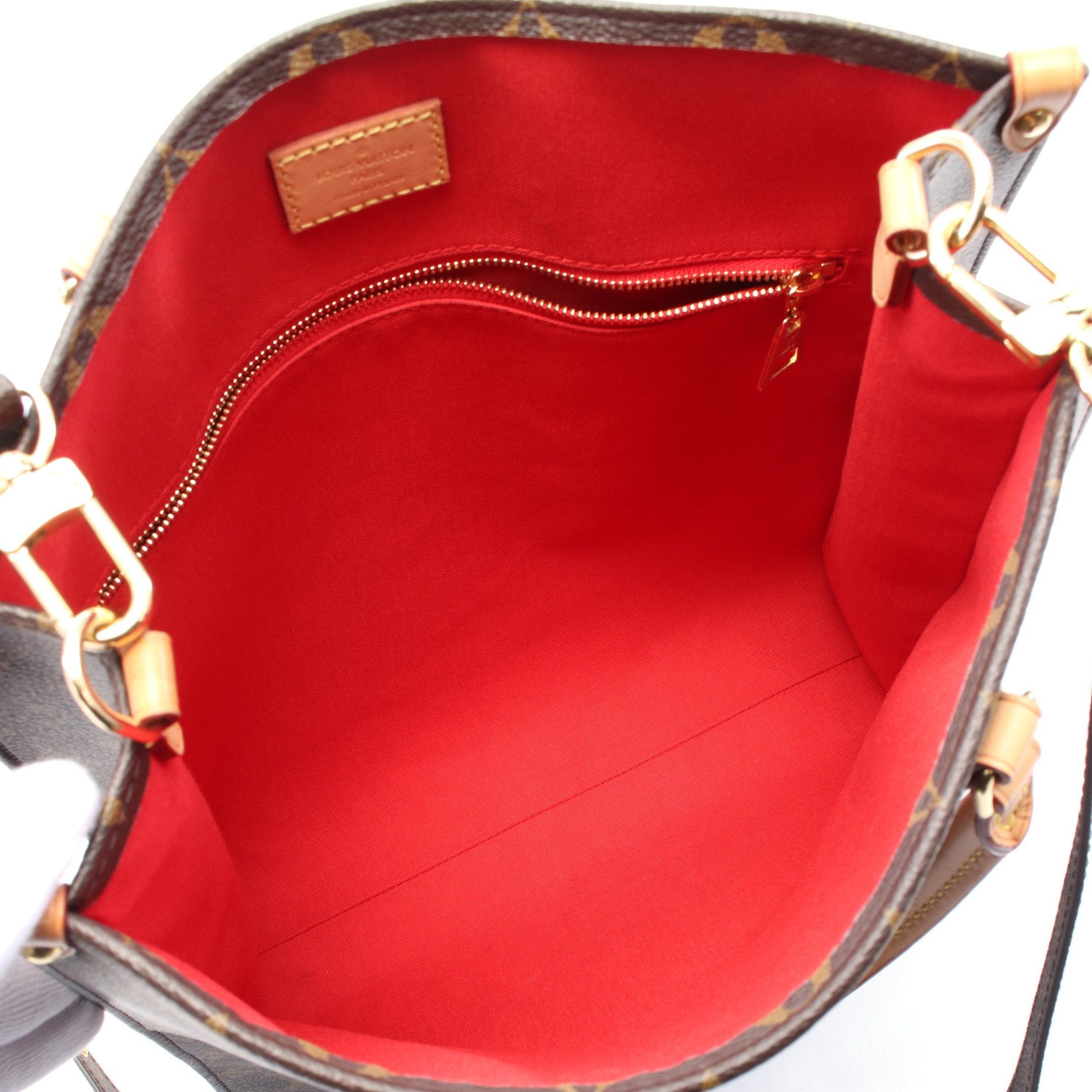 Louis Vuitton Louis Vuitton Sacpla Pm Monogram Handbag Tote Bag Leather Brown Size ONE SIZE - 3 Thumbnail