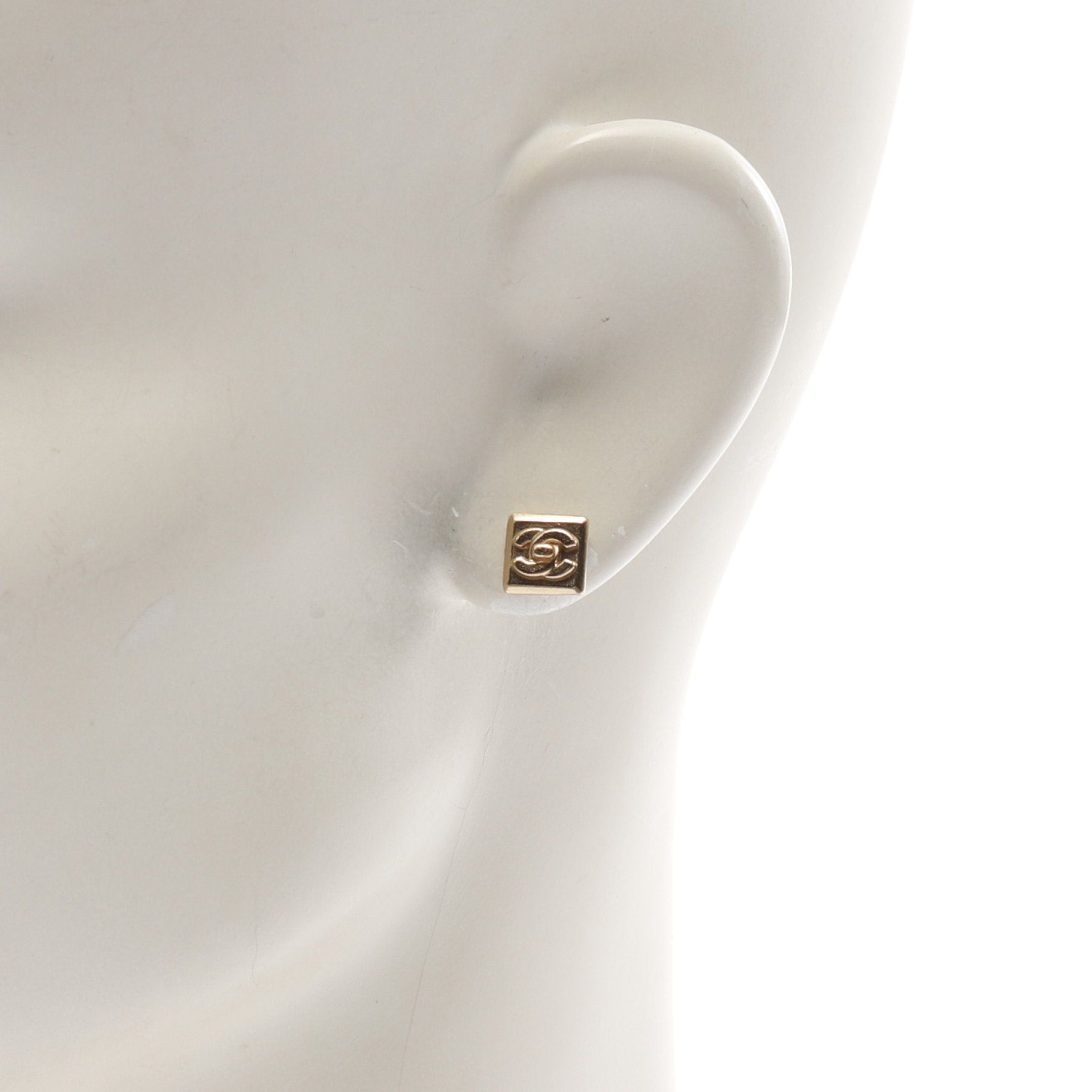 Chanel Chanel Coco Mark Earrings Gp Gold 02A Size ONE SIZE - 4 Thumbnail
