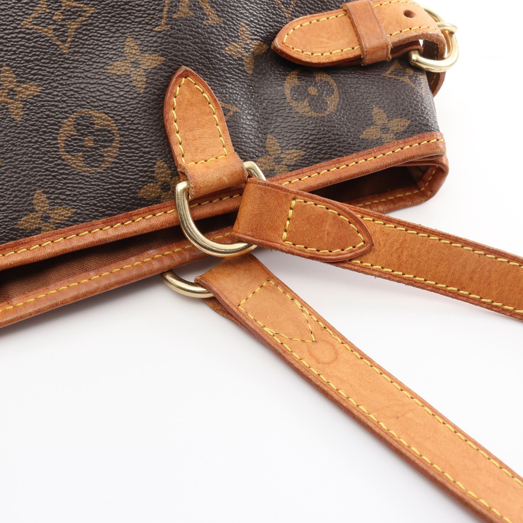 Louis Vuitton Louis Vuitton Batignolles Horizontal Monogram Shoulder Bag Leather Brown Size ONE SIZE - 13 Thumbnail