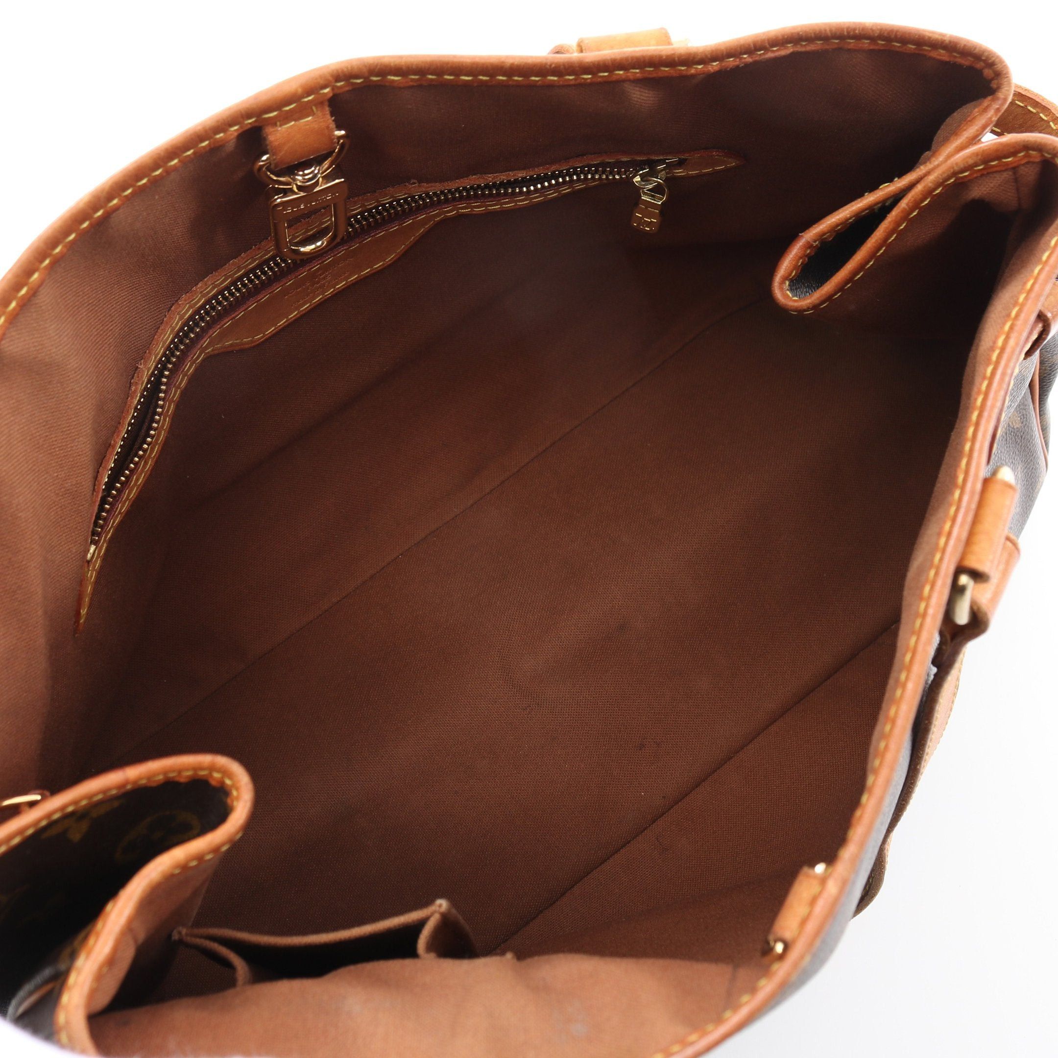 Louis Vuitton Louis Vuitton Batignolles Horizontal Monogram Shoulder Bag Leather Brown Size ONE SIZE - 3 Thumbnail